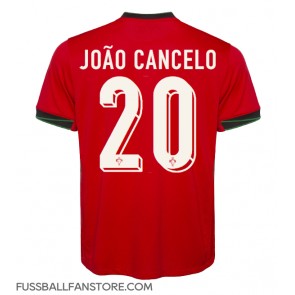 Portugal Joao Cancelo #20 Replik Heimtrikot EM 2024 Kurzarm